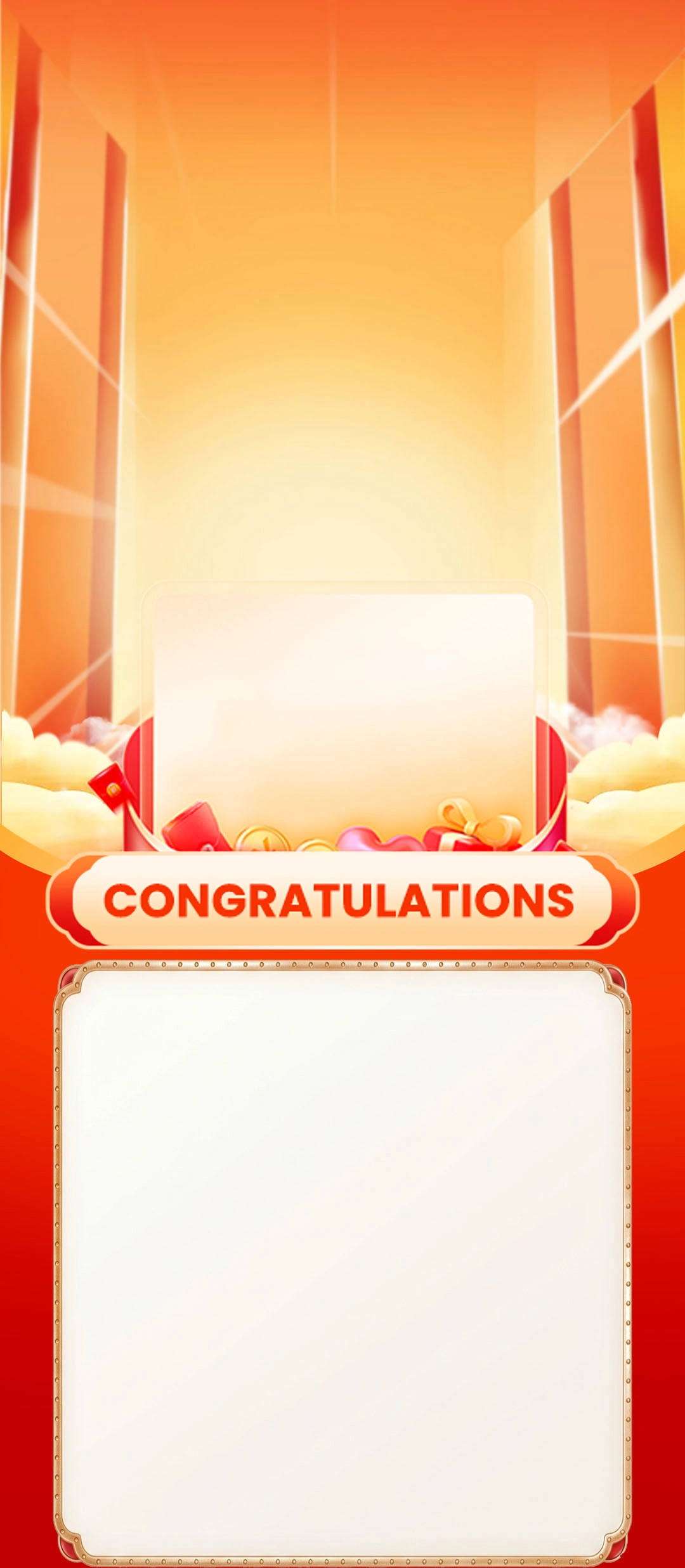 Angpao Rain Background